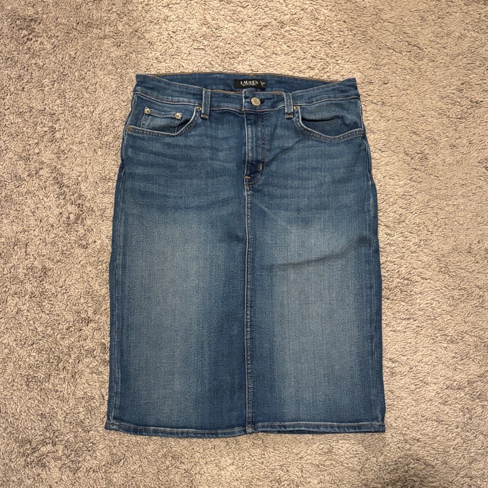 Ralph Lauren Classic Blue Mini Skirt